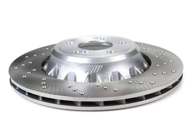 BMW Brake Disc - Rotor Rear Passenger Side (370mm)